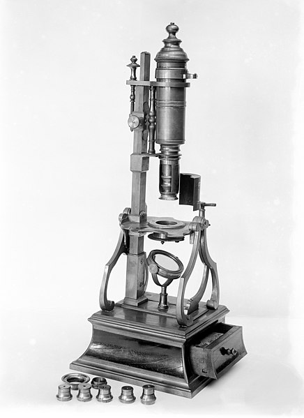 File:Nachet collection; microscope made by Magny Wellcome M0000214.jpg