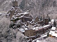 The Niederburg in winter