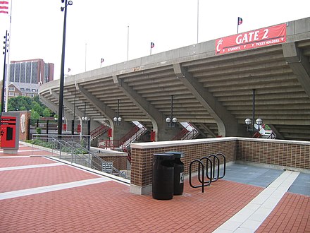 Grandstands from the exterior, 2008