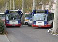 Le terminus Cours-Dillon et les bus de la ligne 2, en 2006