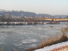 Obernburg  ved Main om vinteren