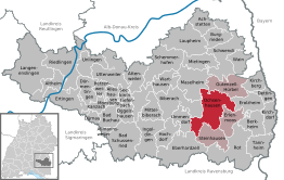 Kaart van Ochsenhausen