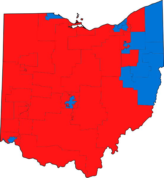 File:Ohio Senate Districts, Party Colors (2011-2013).svg