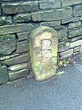 Thumbnail for File:Old Boundary Marker by the A616, Woodhead Road, Newtown, south of Huddersfield - geograph.org.uk - 6035952.jpg