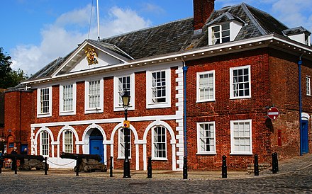Exeter's former Custom House: built in 1681, it remained in use by HM Customs until 1989.