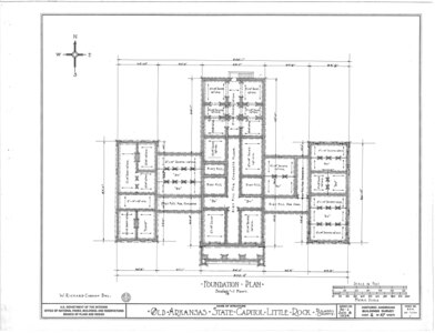 Old State Capitol Building, Markham and Center Streets, Little Rock, Pulaski County, AR HABS ARK,60-LIRO,1- (sheet 2 of 27).tif