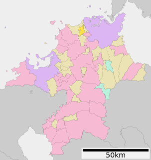 遠賀町位置図