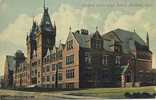 Escuela secundaria pública original de Hartford.jpg