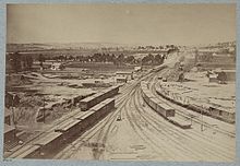 Potomac Yard_Outskirts of Alexandria 1861-1865 Outskirts of Alexandria 1861-1865 Library of Congress.jpg