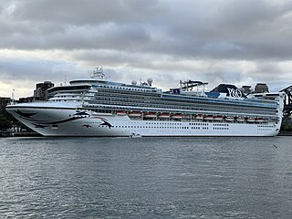 <i>Pacific Adventure</i> Grand-class cruise ship operated by P&O Cruises Australia