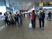 Interior del Aeropuerto Internacional de Panamá.