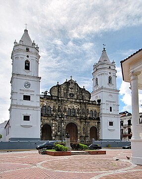 Plaça Major o de la Catedral, amb la Catedral Metropolitana de Panamà