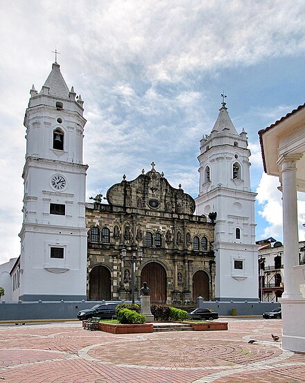 Colonial Metropolitan Cathedral of Panama City.