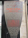 Panneau Histoire de Paris « Hôpital de la Trinité »