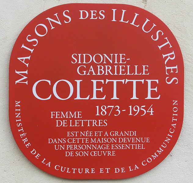 File:Panneau Maison des Illustres, maison natale de Colette à Saint-Sauveur-en-Puisaye.JPG