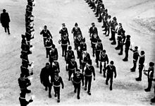 Parade i anledning åpningsseremonien under VM på ski i 1966 (5473318695).jpg