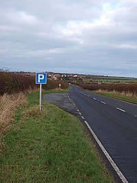 Parking lay-by on the A174 - geograph.org.uk - 622200.jpg