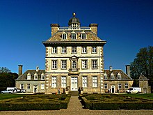 Ashdown House from Parterre garden Parterre garden, Ashdown House, Lambourn - geograph.org.uk - 3439250.jpg