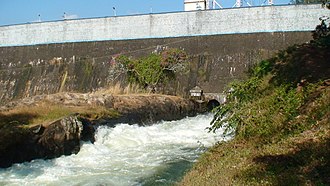 Pechiparai dam, the first dam of the Kodiyar Irrigation System Pechiparai dam.JPG