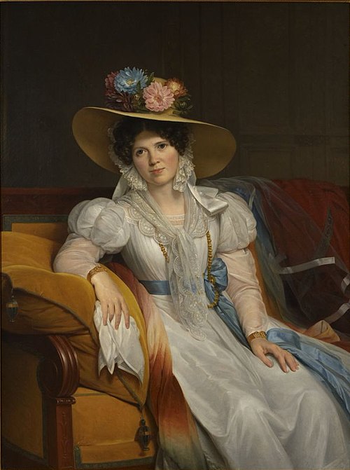 Madame Perier by Louis Hersent (1831), Musée de la Révolution française.