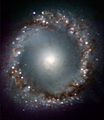 NGC 1097の中心5500光年幅の擬色画像