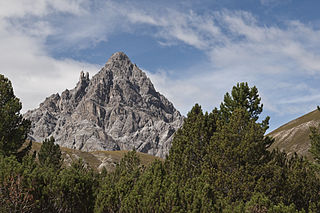 Piz Plavna Dadaint Mountain in Switzerland