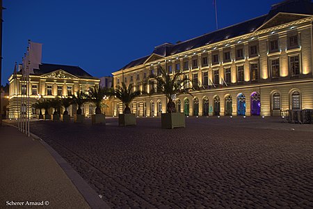 Place d'armes à Metz