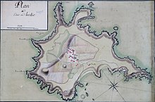 Plan de l'île de Hœdic datant de 1746