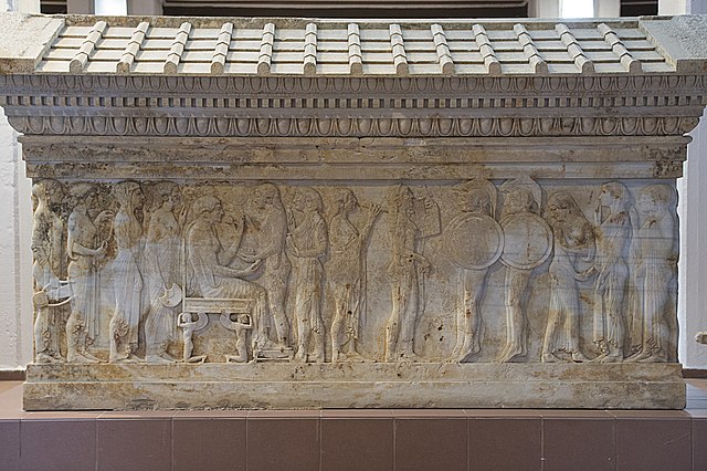 Polyxena Sarcophagus in Troy Museum