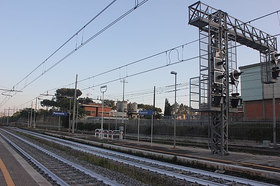 Pomezia railway station