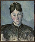 Portrait de Madame Cézanne, c. 1885, musée Berggruen