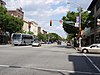 High Street in Pottstown, PA looking East at Hanover Street