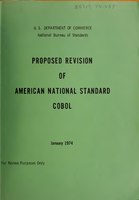 Révision proposée en 1974 de l'American National Standard COBOL