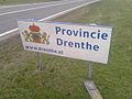 Province of Drenthe welcome sign 2012.jpg