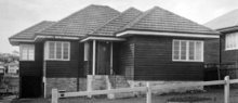 Queensland Housing Commission house at Stafford, August 1949 Queensland State Archives 1466 Queensland Housing Commission house at Stafford August 1949.png