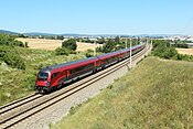 High-speed train of the Austrian Federal Railways (ÖBB)