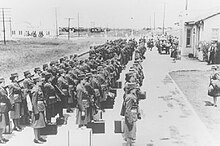 Members of the first WAAC contingent to arrive at Randolph Field, September 1942. Randolph Field - First WAC Contingent Arriving.jpg