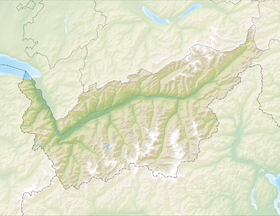 (Lásd a térképen: Valais kanton)
