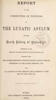 Thumbnail for File:Report of the Committee of Visitors of the Lunatic Asylum for the North Riding of Yorkshire - presented at the epiphany quarter sessions for the riding (IA b30313855).pdf