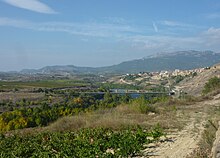 Der Ebro und Weinanbau in der Rioja