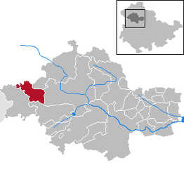Kaart van Rodeberg (Duitsland)