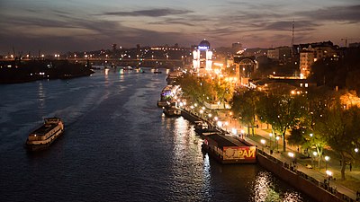 Rostov-on-Don at night