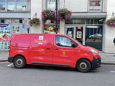 Royal Mail Peugeot Expert van in London
