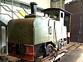 Ruston Proctor ZLH Paraffin Mechanical Locomotive in the workshop in Aberystwyth.