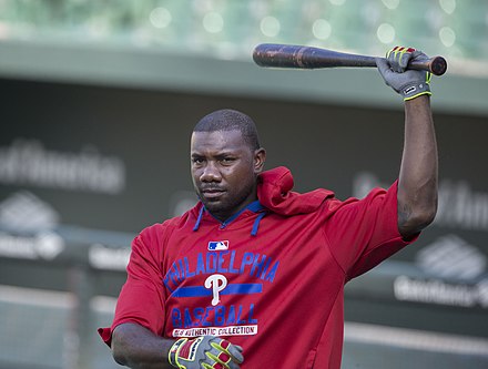Ryan Howard, Phillies' first baseman from 2004 to 2016