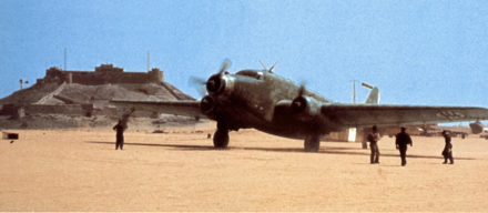 A SM.82 at Fezzan, southern Libya