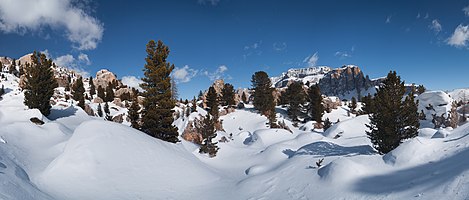 Sella group panorama