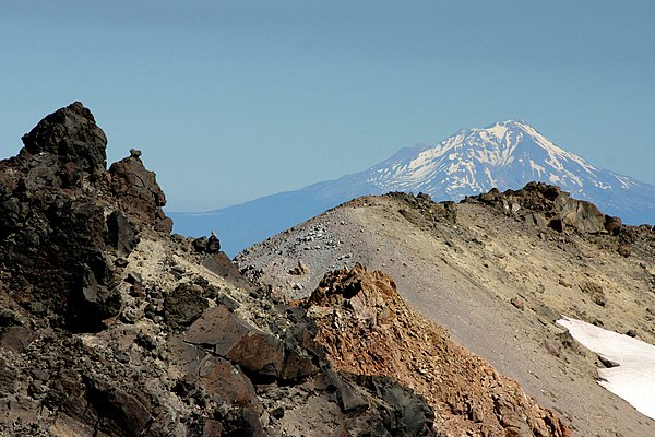 Mount Shasta from Lassen Peak