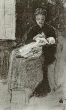 Sien Nursing Baby, 1882, Private Collection (F1068) Sien Nursing Baby.jpg