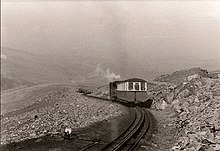 La Snowdon Mountain Railway nel 1971